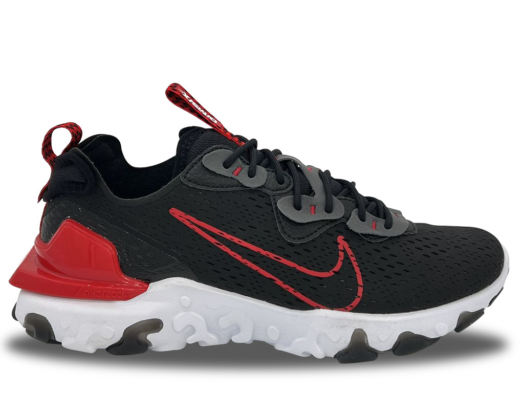 Nike React Vision Black University Red