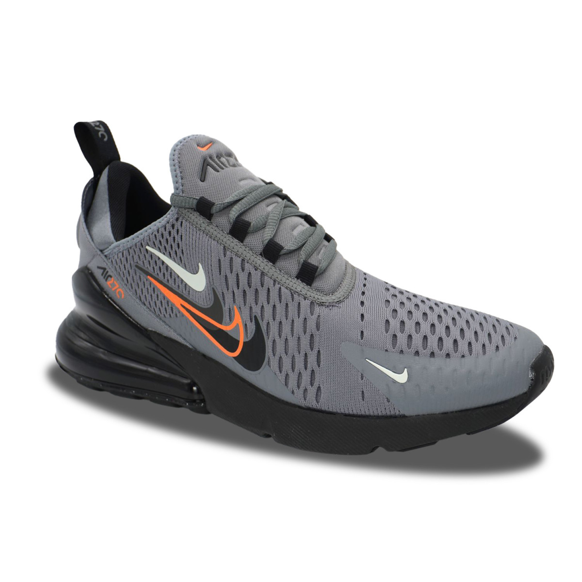 Nike Air Max 270 Multi Swoosh Smoke Grey Mandarin