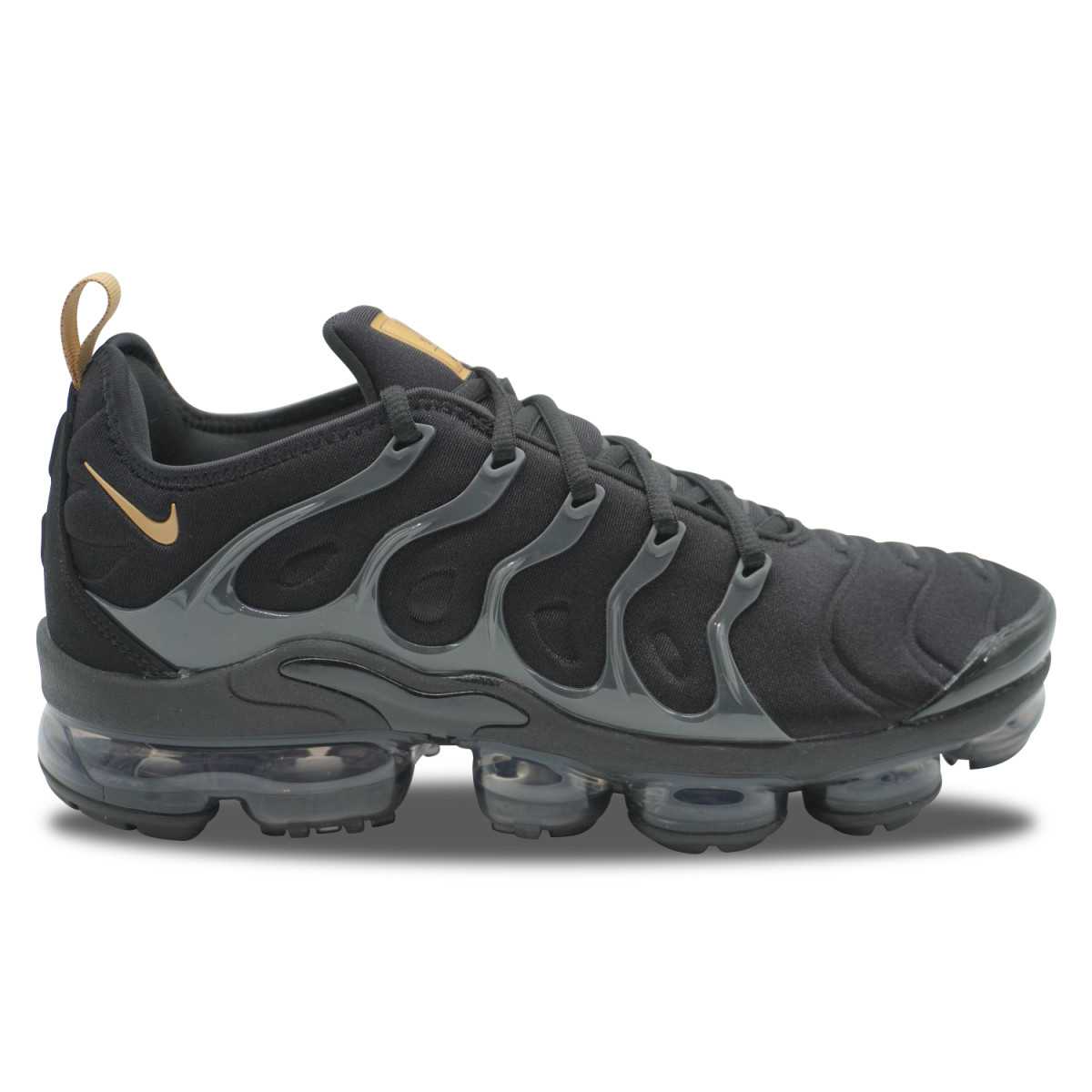 Nike Air VaporMax Plus Black Metallic Gold