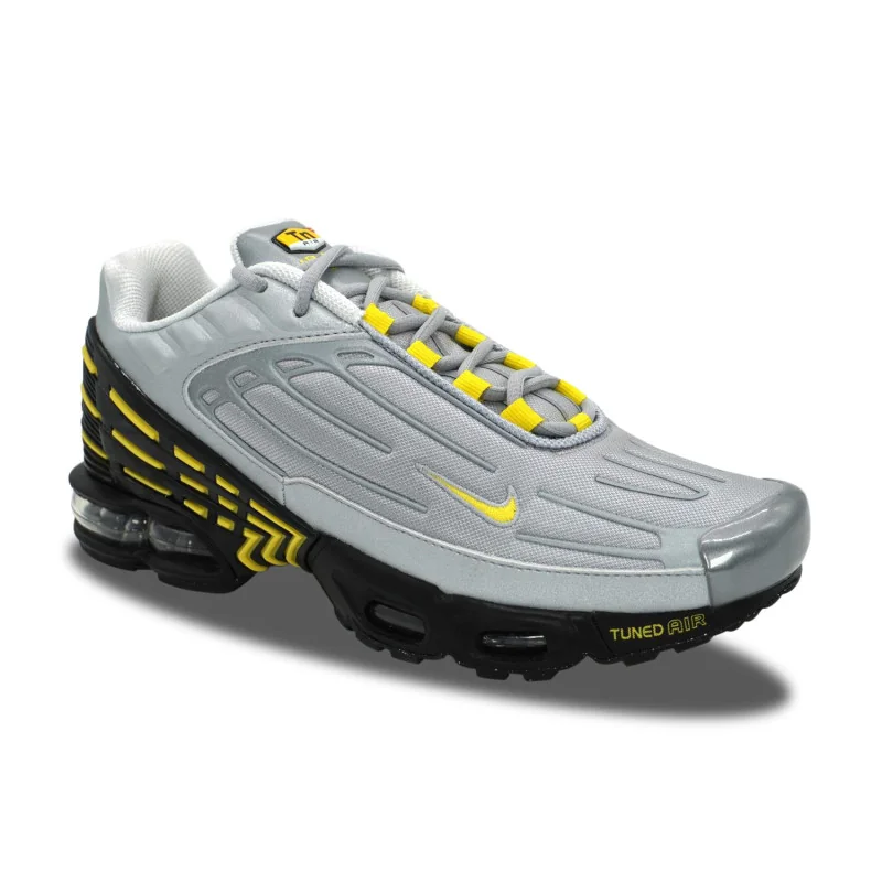 Nike Air Max Plus III Metallic Silver Black Yellow
