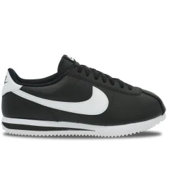 Nike Cortez Leather BLACK WHITE