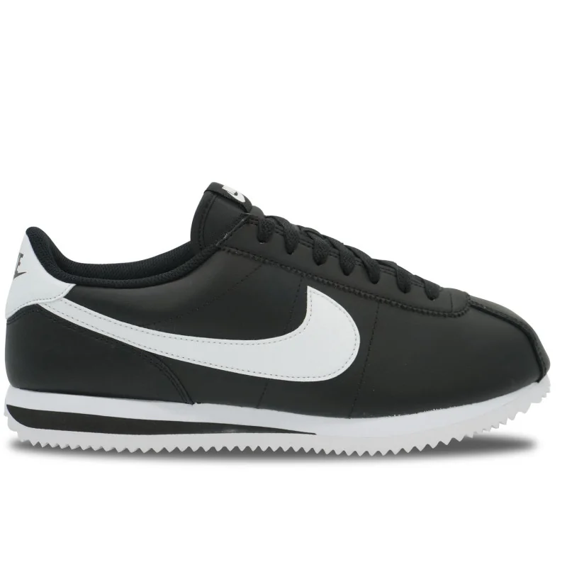 Nike Cortez Leather BLACK WHITE
