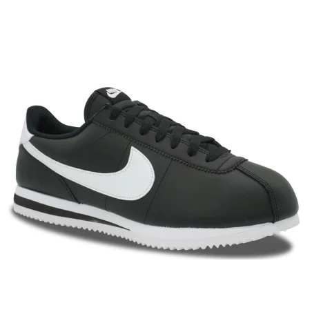 Nike Cortez Leather BLACK WHITE