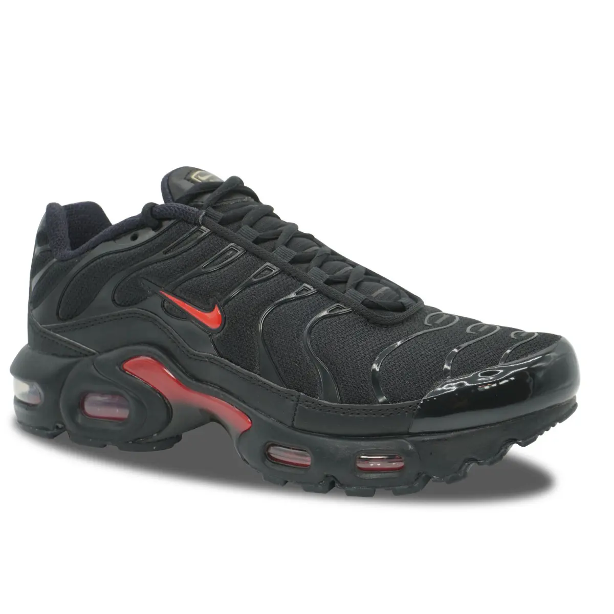Nike Air Max Plus Black & University Red