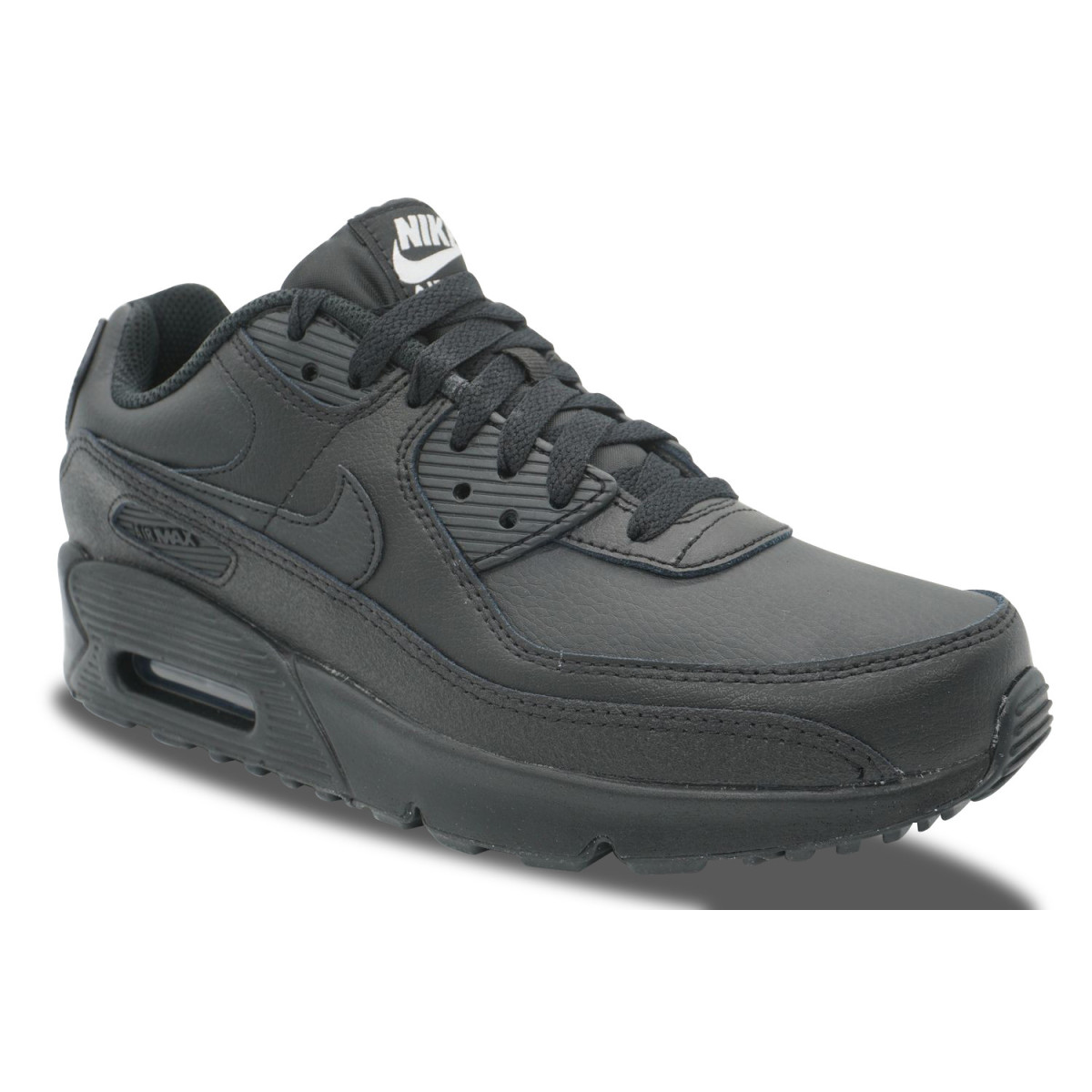 Nike Air Max 90 Leather Junior Noir Nike Air Max 90 Leather Junior Noir