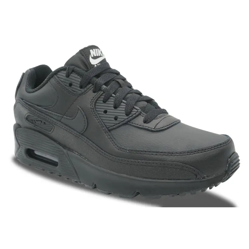 Nike Air Max 90 Leather Triple Black 833412-022