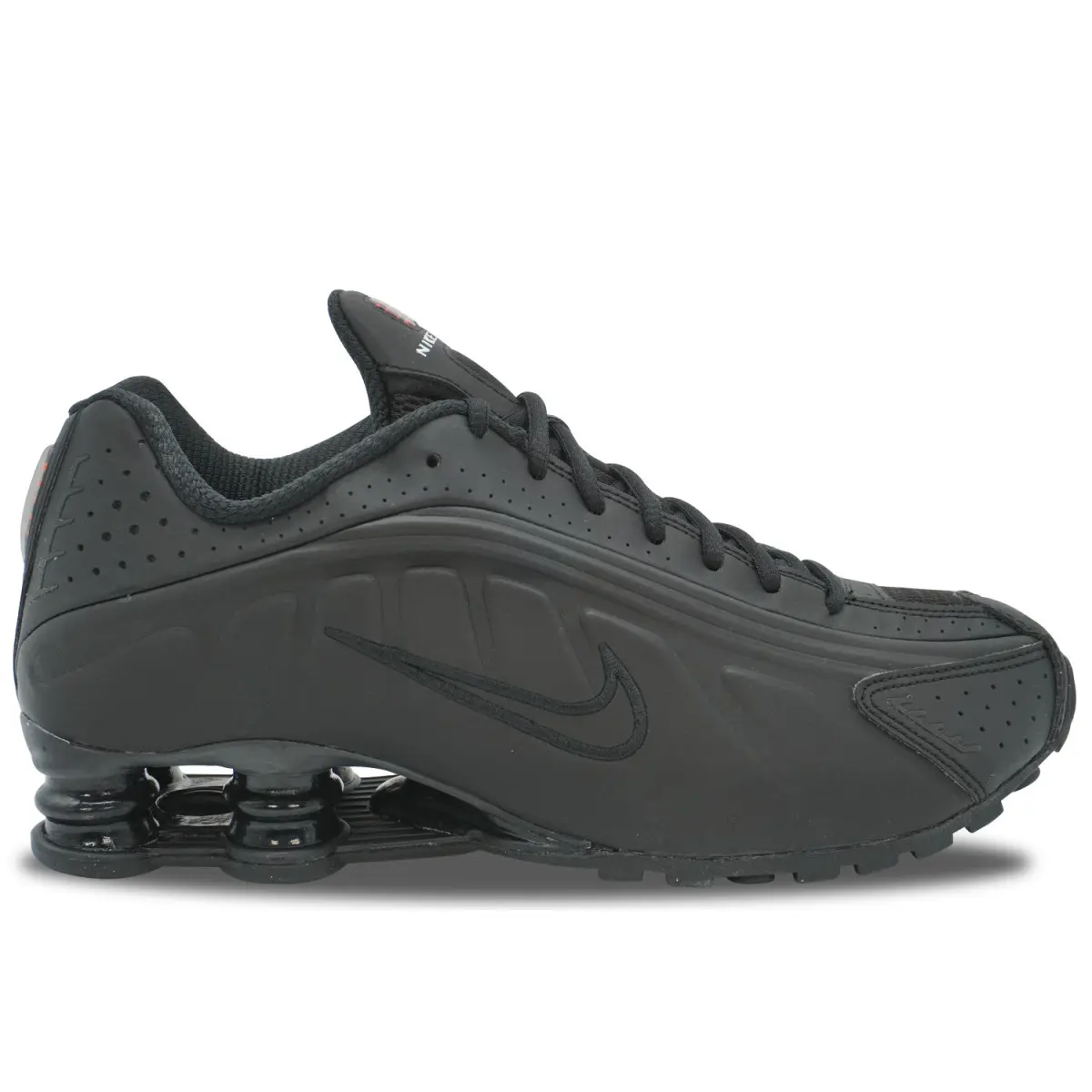 Nike Shox R4 Black Max Red | AR3565-004