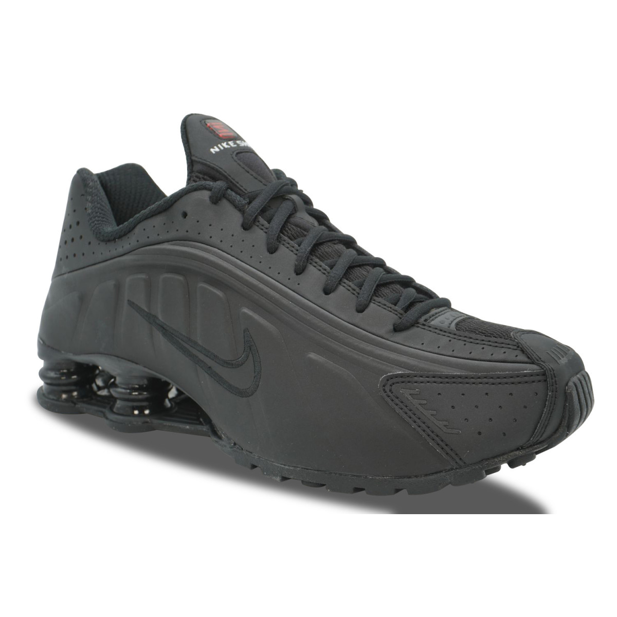 Nike Shox R4 Black Max Red | AR3565-004