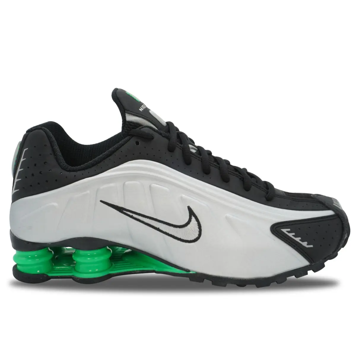 Nike Shox R4 Metallic Silver Green | HQ1988-006