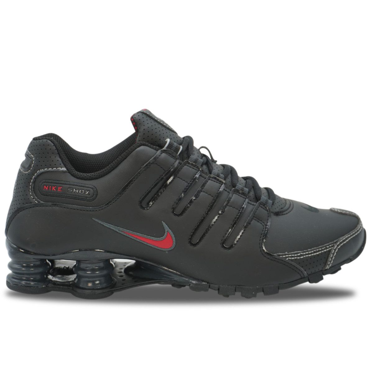 Nike Shox NZ Noir Varsity Rouge