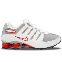 Nike Shox NZ White Sport Red | 378341-104