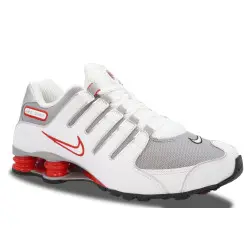 Nike Shox NZ White Sport Red | 378341-104