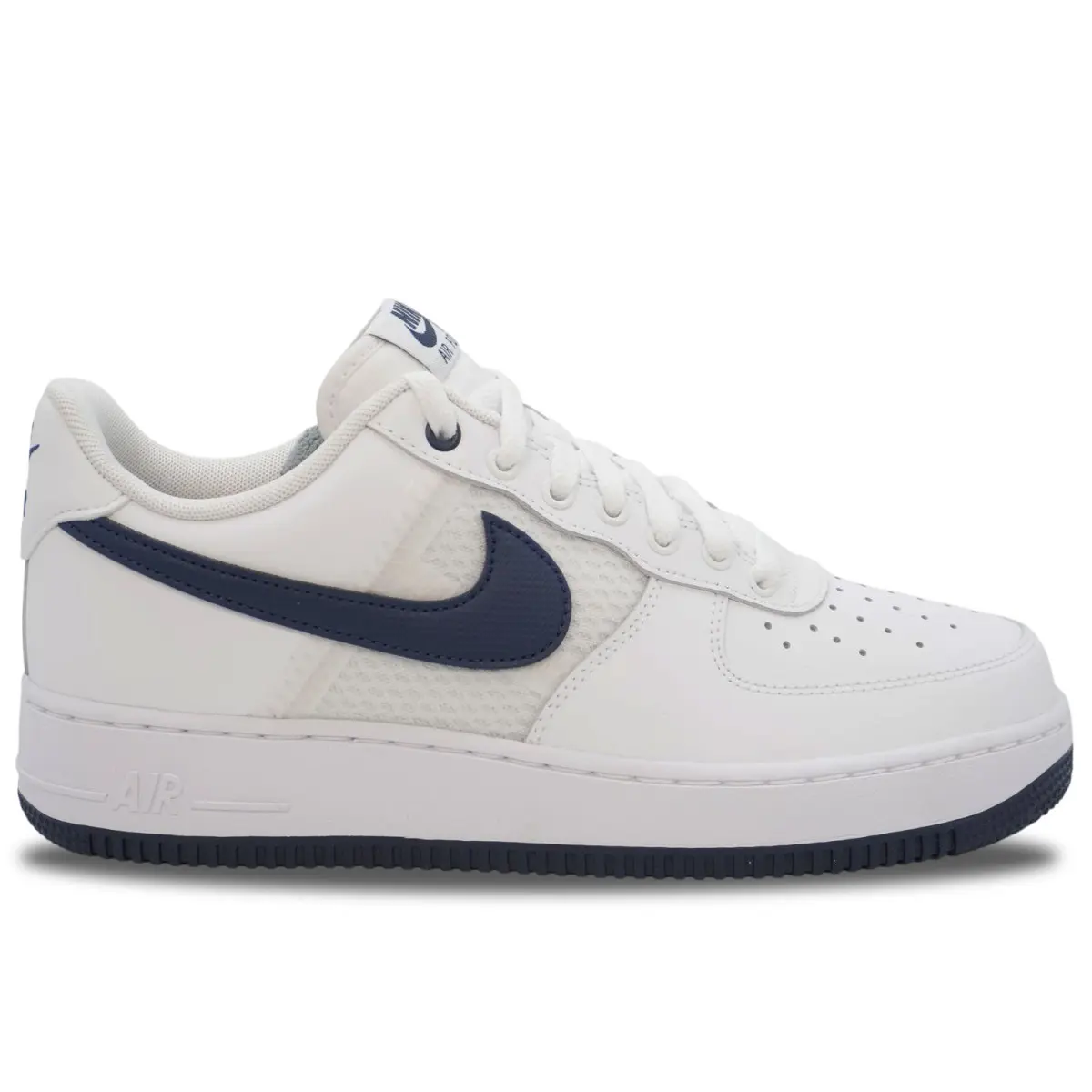 Nike Air Force 1 '07 LV8 Mesh Tape White Navy | IH4462-100