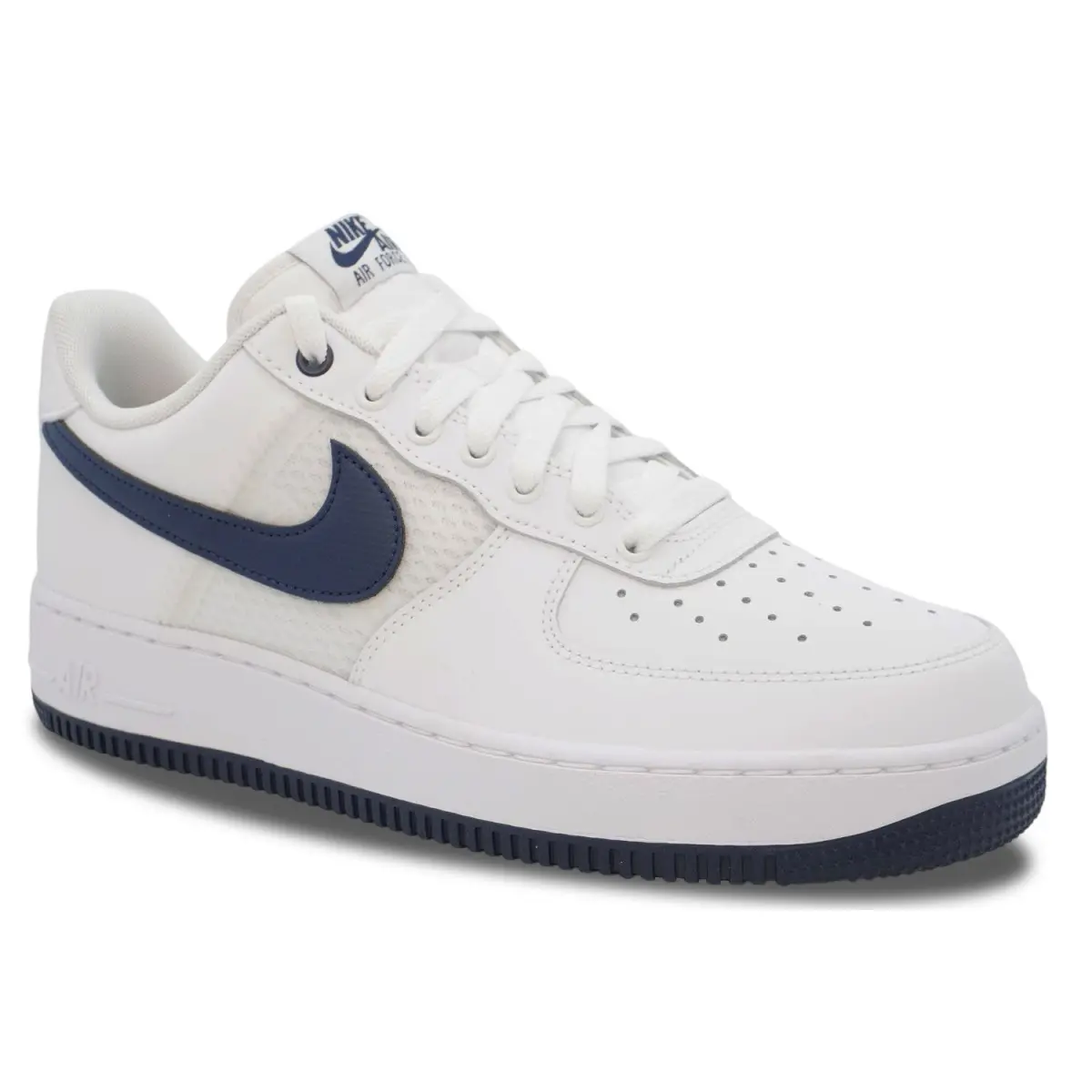 Nike Air Force 1 '07 LV8 Mesh Tape White Navy | IH4462-100