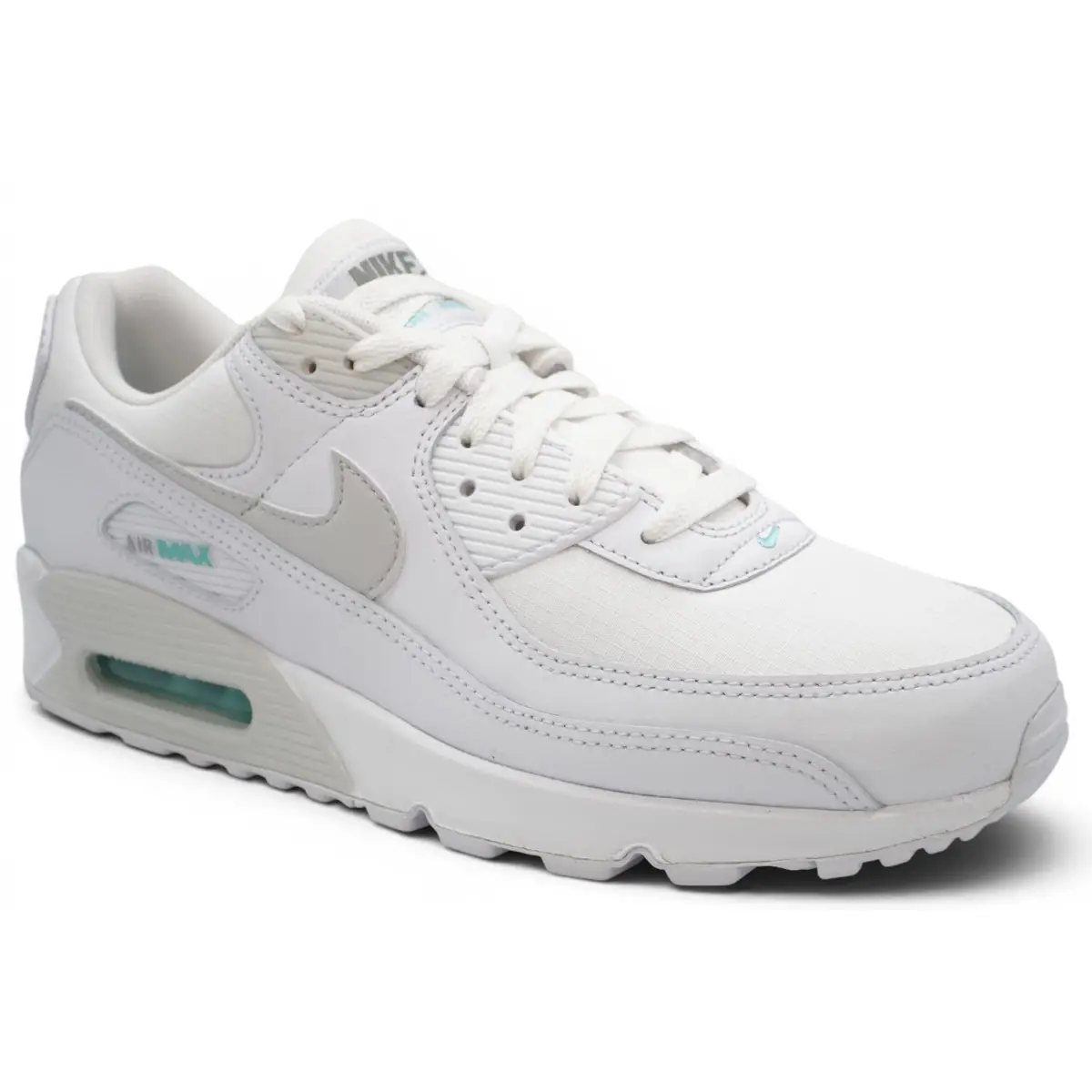 Nike Air Max 90 White Hyper Turquoise | IB7680-101