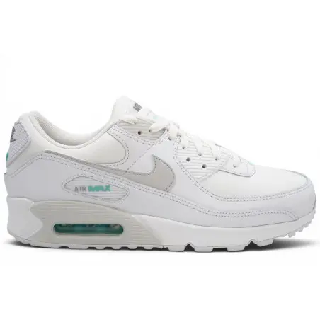 Nike Air Max 90 White Hyper Turquoise | IB7680-101